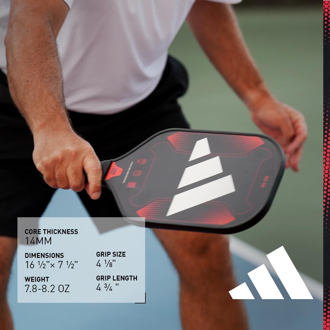Adidas RX Pickleball Paddle -Fiberglass Surface-Classic Multilayer Construction